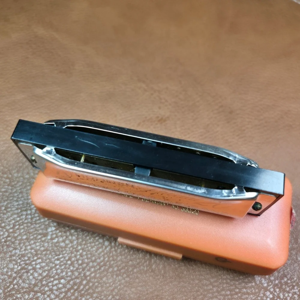 Vintage Hohner Special 20 Marine Band Harmonica Key of G Made in Germany w/ Case